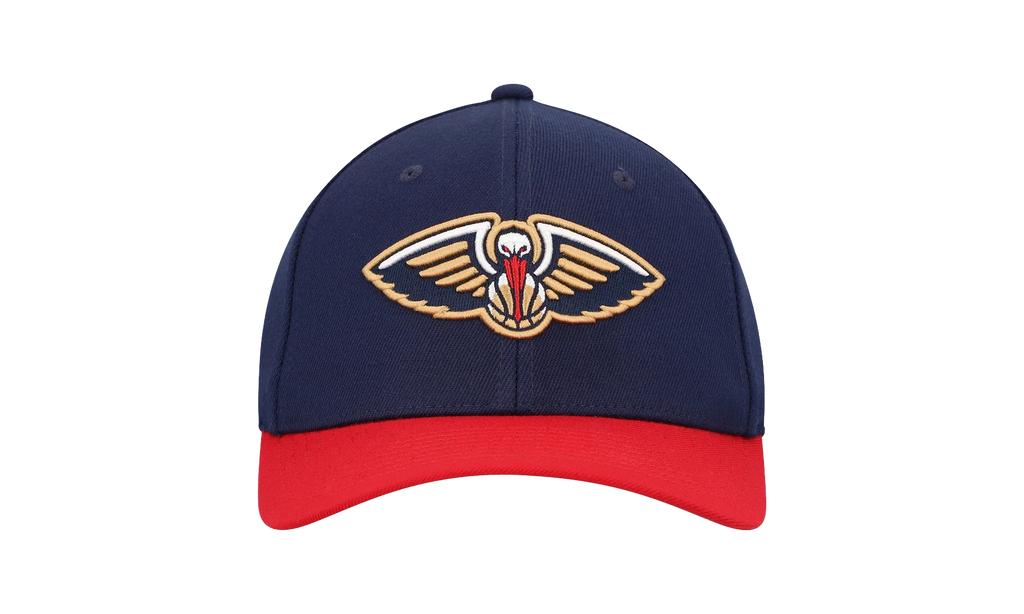 NBA Team 2 Tone 2.0 Stretch Snapback Cap "New Orleans Pelicans - Navy-Red" HHSS3265 NOPYYPPPNYRD