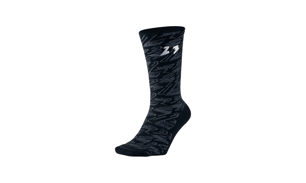 Jordan Retro 8 Socks "Black" SX5569 010
