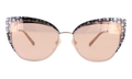 Cat Eye Sunglasses "Gold Mirror" MCM144S-734