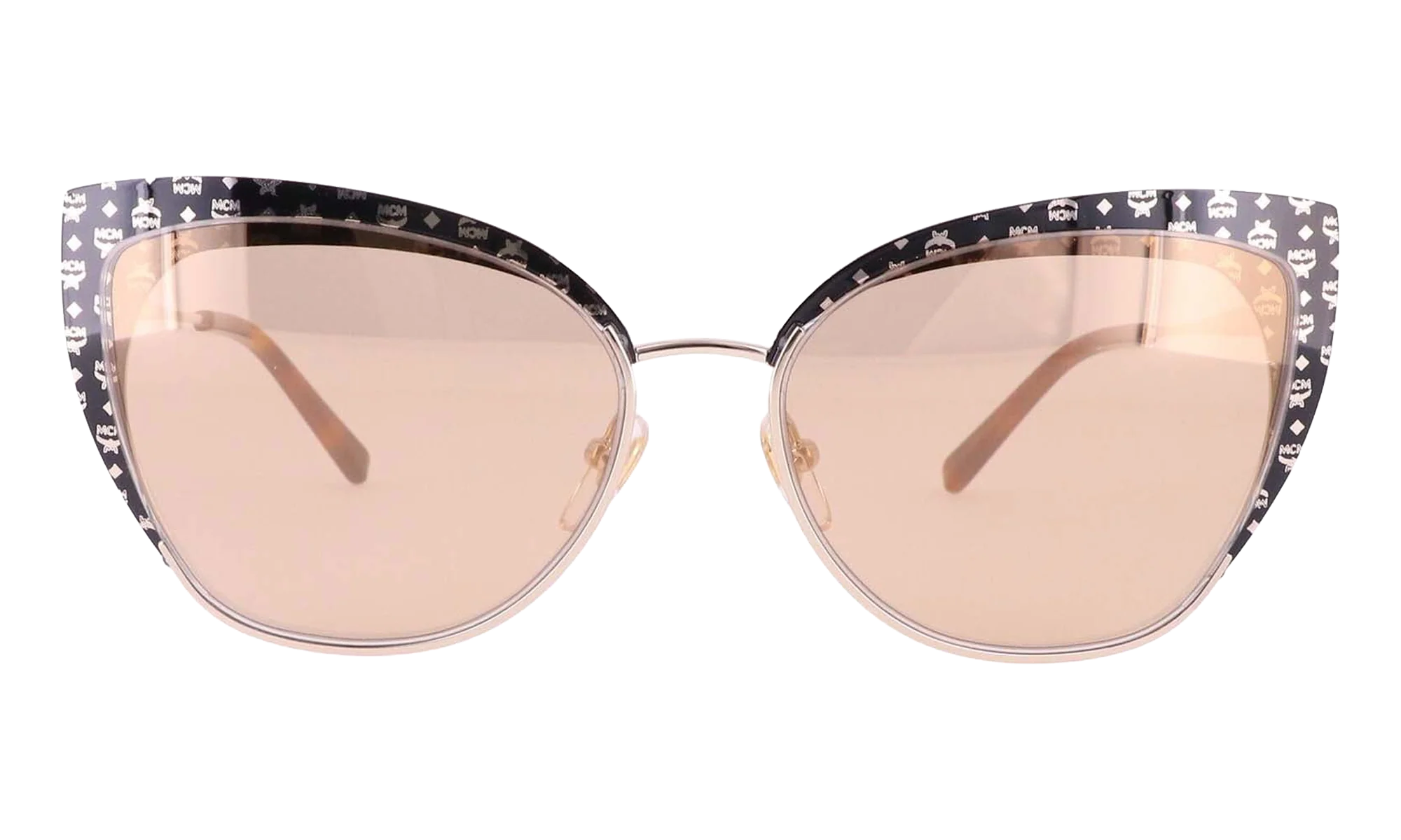 Cat Eye Sunglasses "Gold Mirror" MCM144S-734