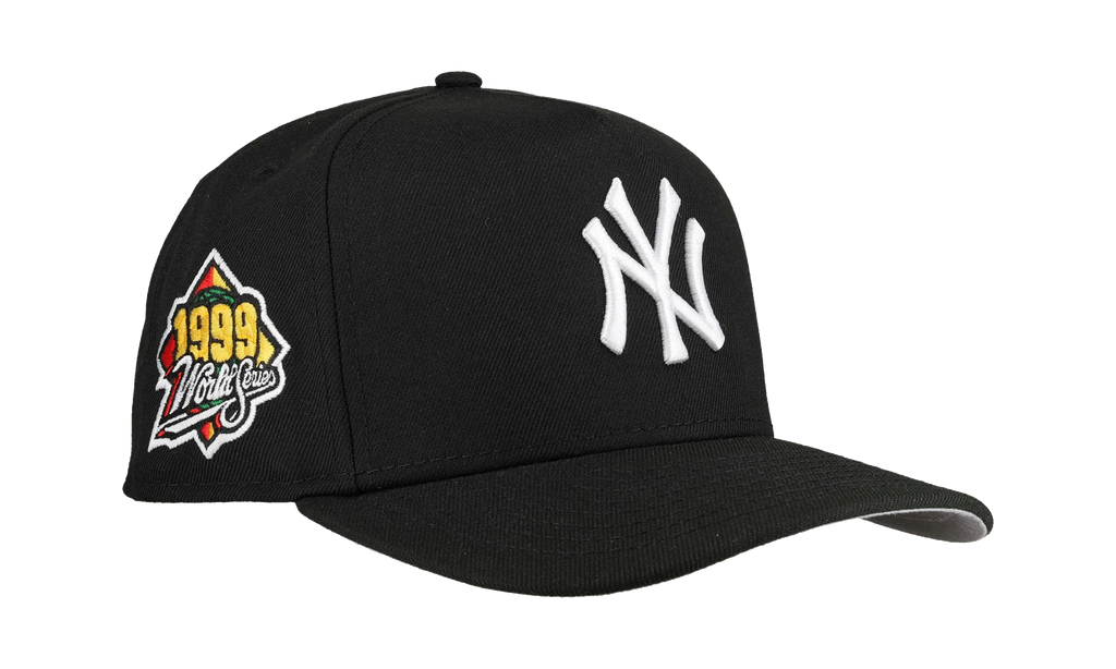 9FIFTY New York Yankees 1999 World Series A Frame Snapback Hat "Black" NE257