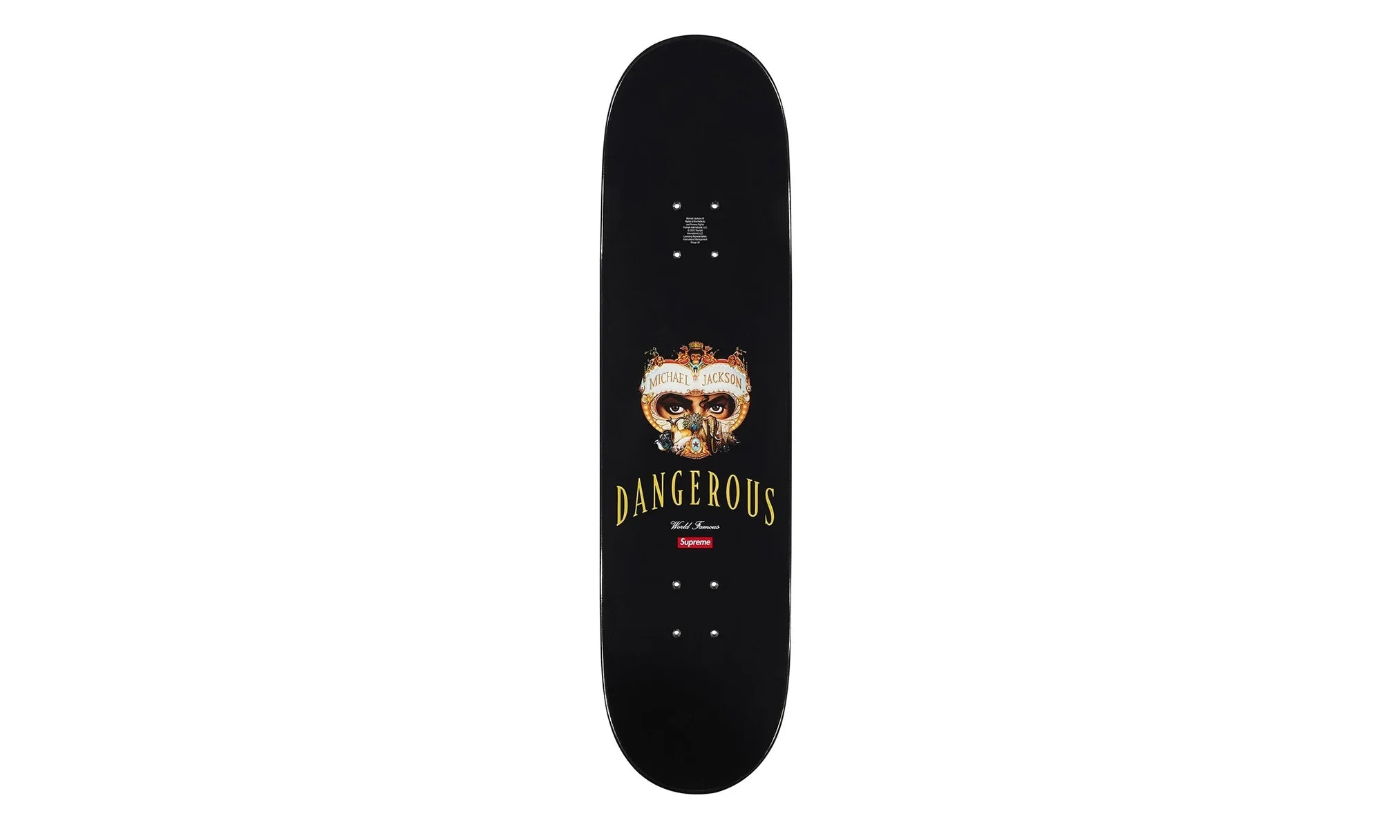 Michael Jackson® Dangerous Skateboard "FW25 - Black" SU26846