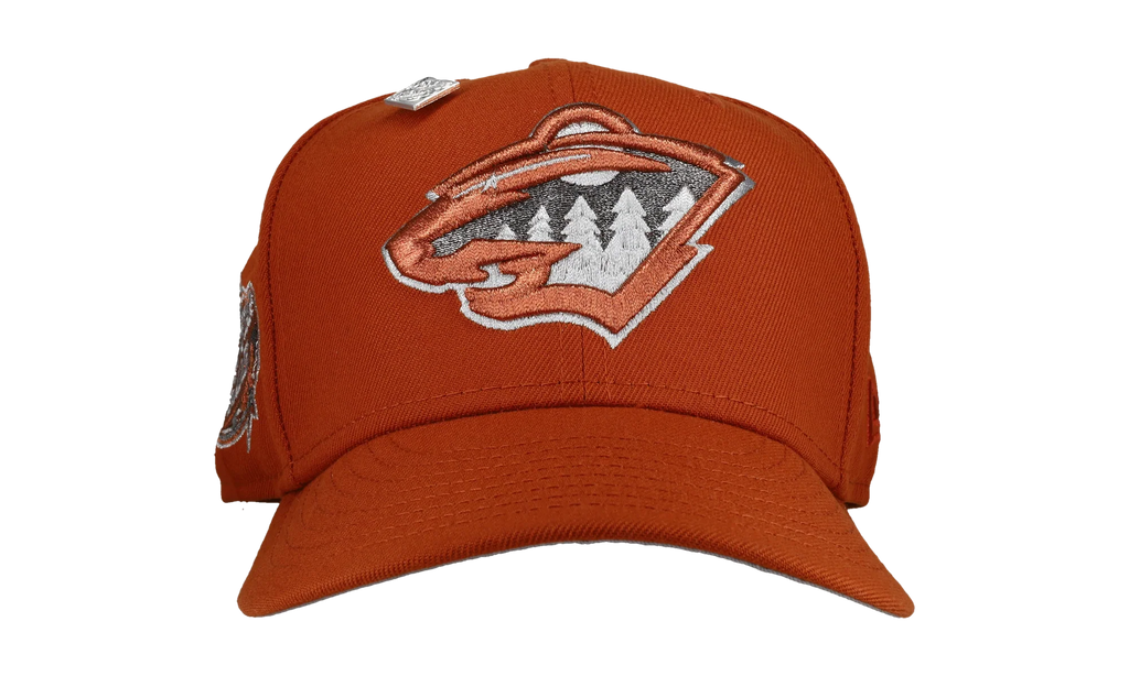 59FIFTY Minnesota Wild 2004 All Star Game Fitted Hat "Burnt Orange" NE164