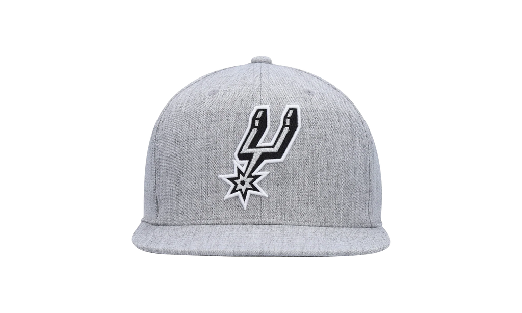 NBA Team Heather 2.0 Snapback Cap "San Antonio Spurs - Grey Heather" HHSS3272 SASYYPPPGYHT