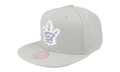 NHL Alternate Flip Snapback Cap "Toronto Maple Leafs - Grey" 6HSSDX22015 TMLGREY