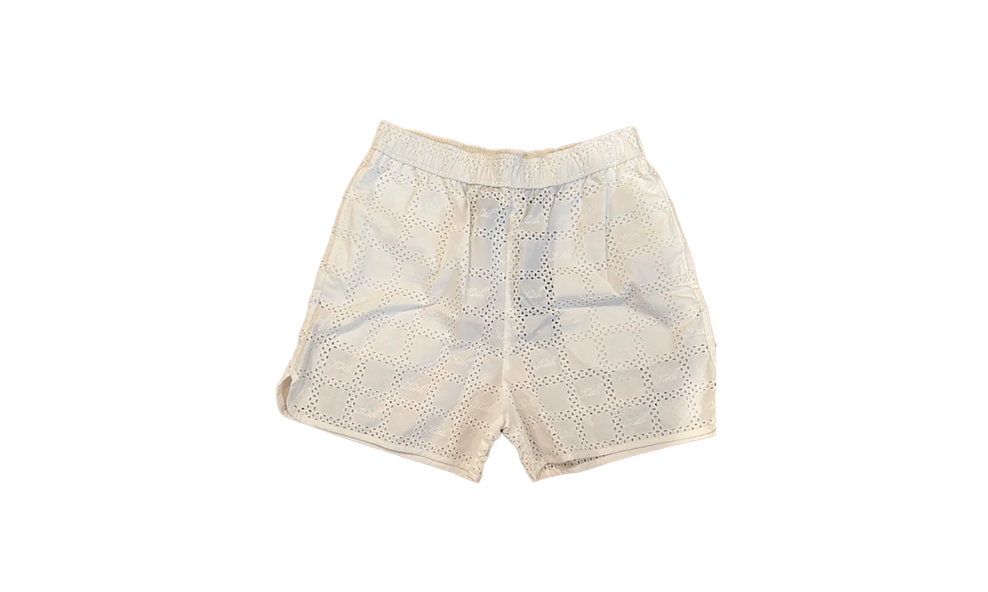 Dylan Broderie Logo Shorts WMNS "Off-White" KHW060182 114
