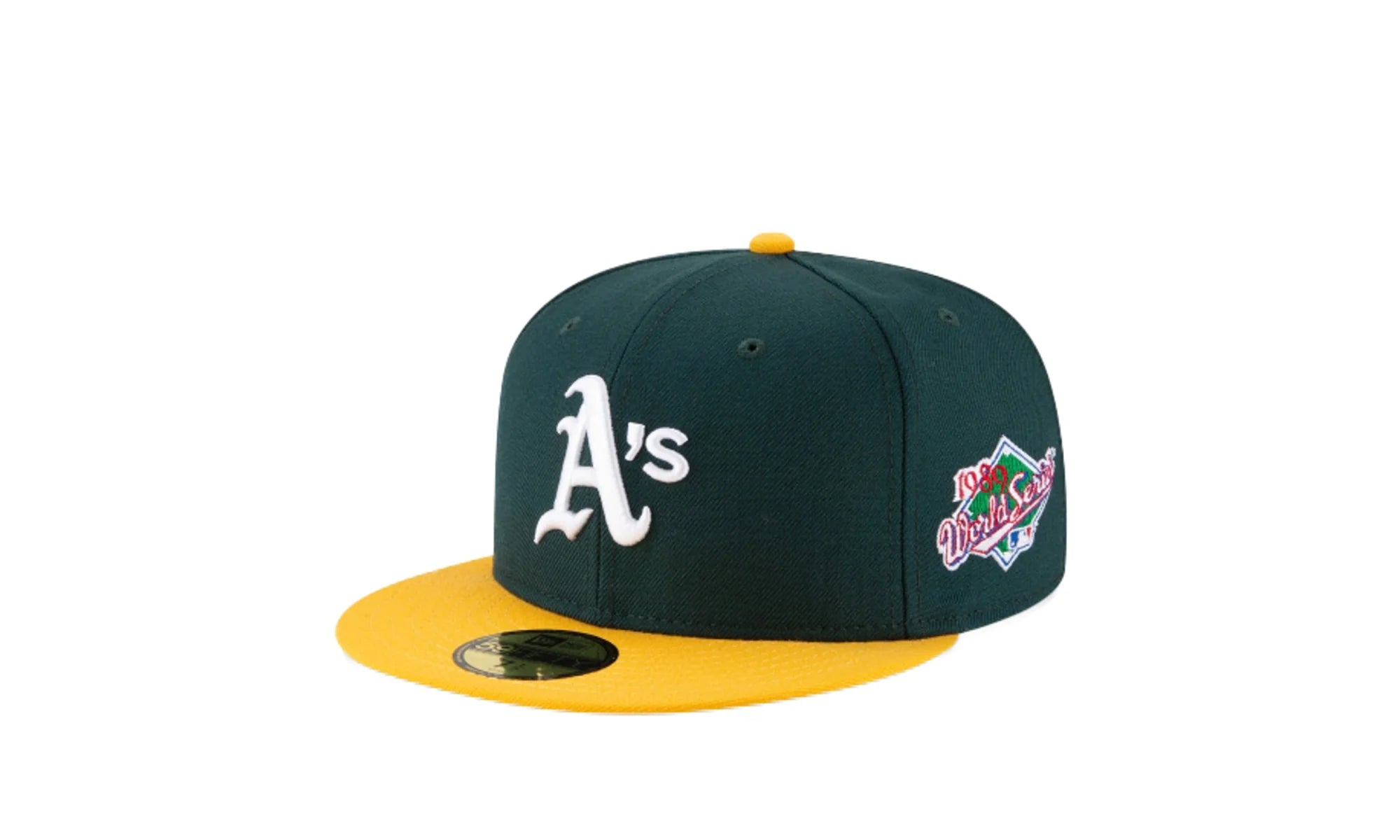 59Fifty MLB Oakland Athletics 1989 World Series Fitted Hat "Green" 11941900