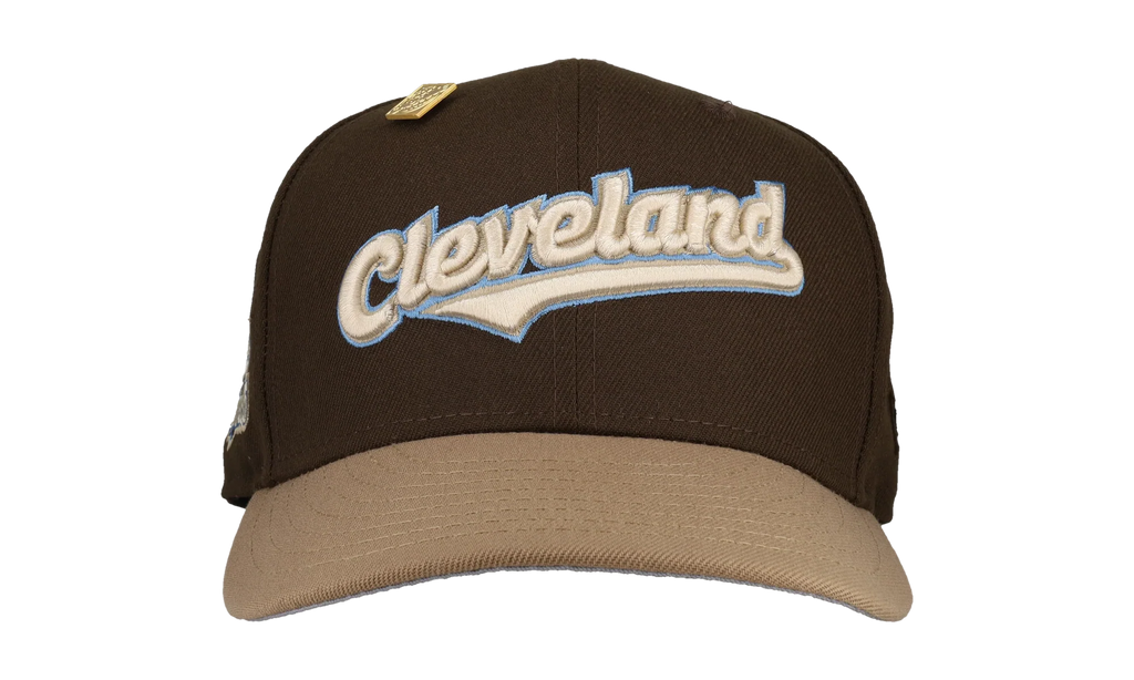 59FIFTY Cleveland Indians 1995 Champions Fitted Hat "Walnut / Tan" 123451300785