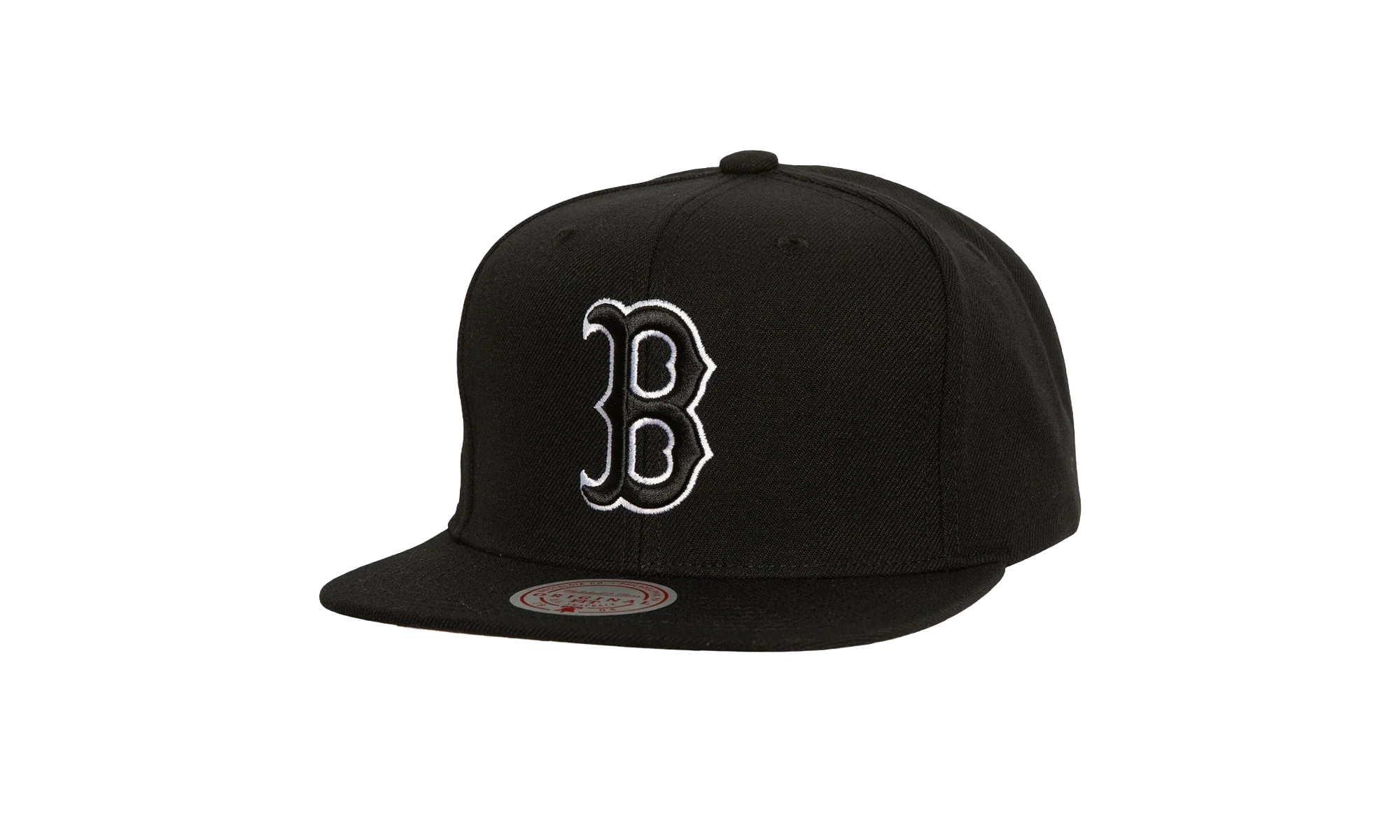 MLB Evergreen Black White Snapback Cap "Boston Red Sox - Black" HS8544 BRSBLCK