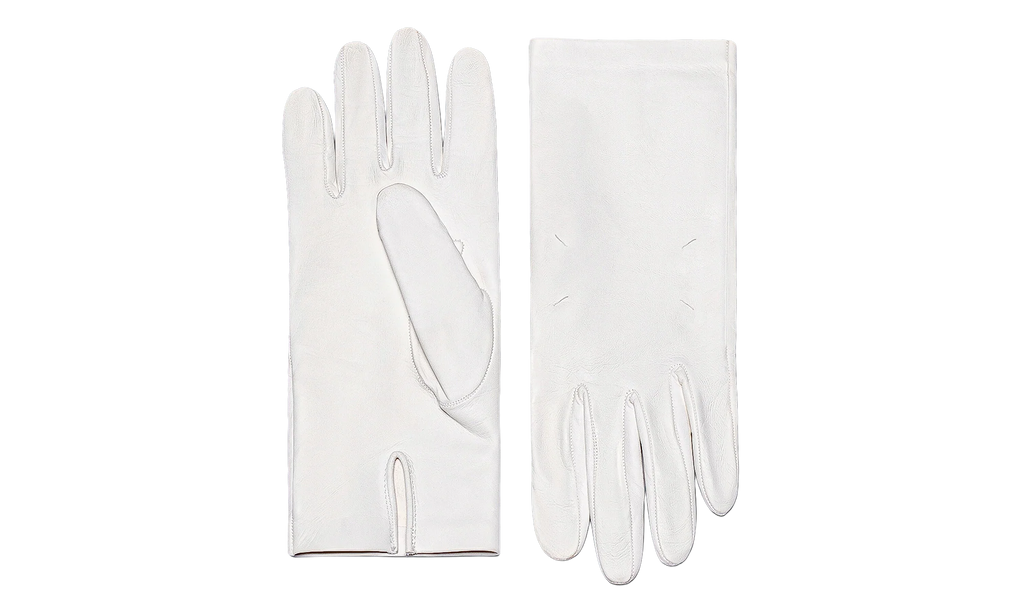 LEATHER GLOVES "WHITE" S67TS0026SY1536101
