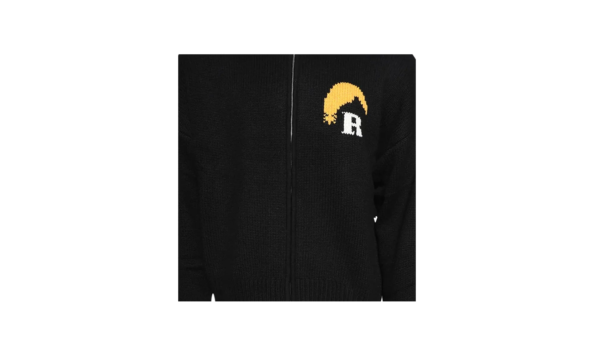Moonlight Knit Zip Up Hoodie "Black" PF24HO018672322