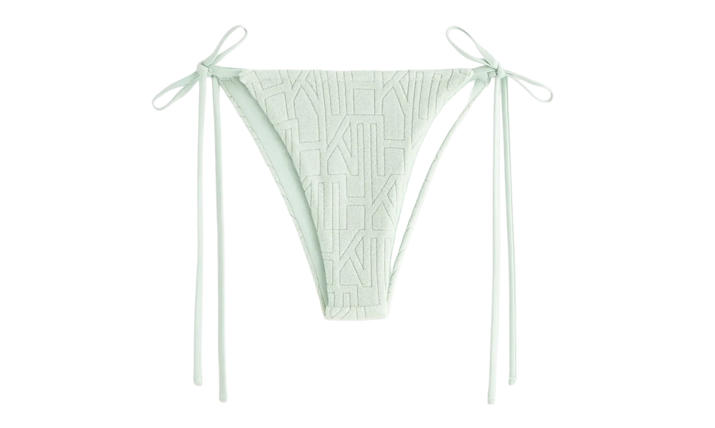 Tova Monogram Towel Tie Bottom "Green" khw070108 4008