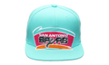 NBA Hardwood Classics XL Logo Snapback Cap "San Antonio Spurs - Teal" HS9762 SASTEAL