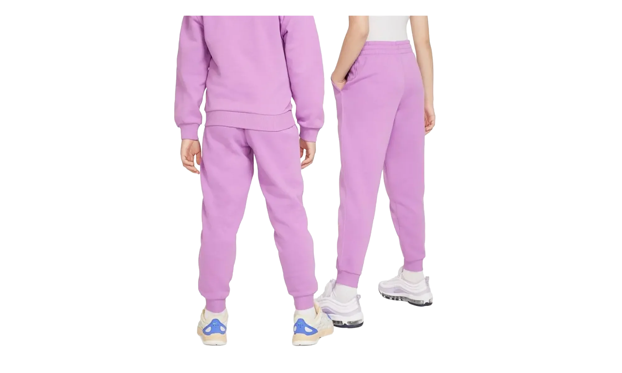 Sportswear Club Fleece Jogger Pants GS "Rush Fuchsia / Emerald Rise / Opti Yellow" FD3031 532