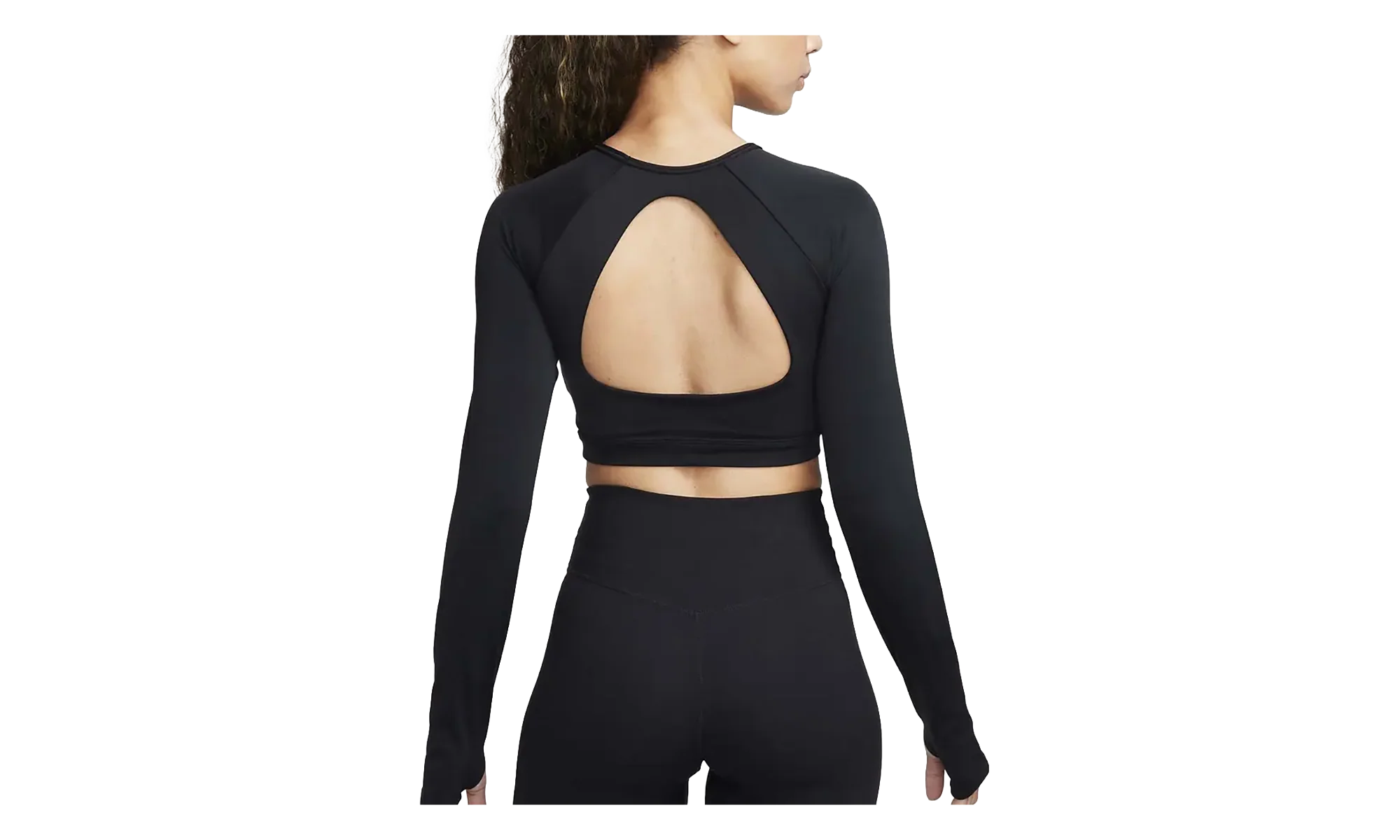 Crop Top Medium Support Padded Sports Bra WMNS "Black / White" FB4102 010