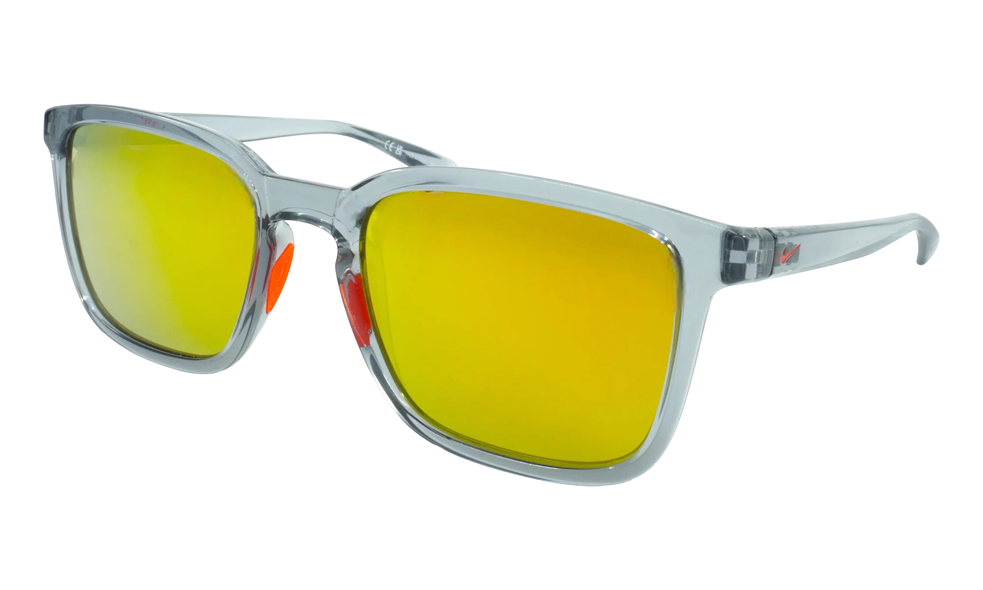 Circuit Sunglasses "Shiny Wolf Grey / Brown / Orange Mirror" EV1195 080