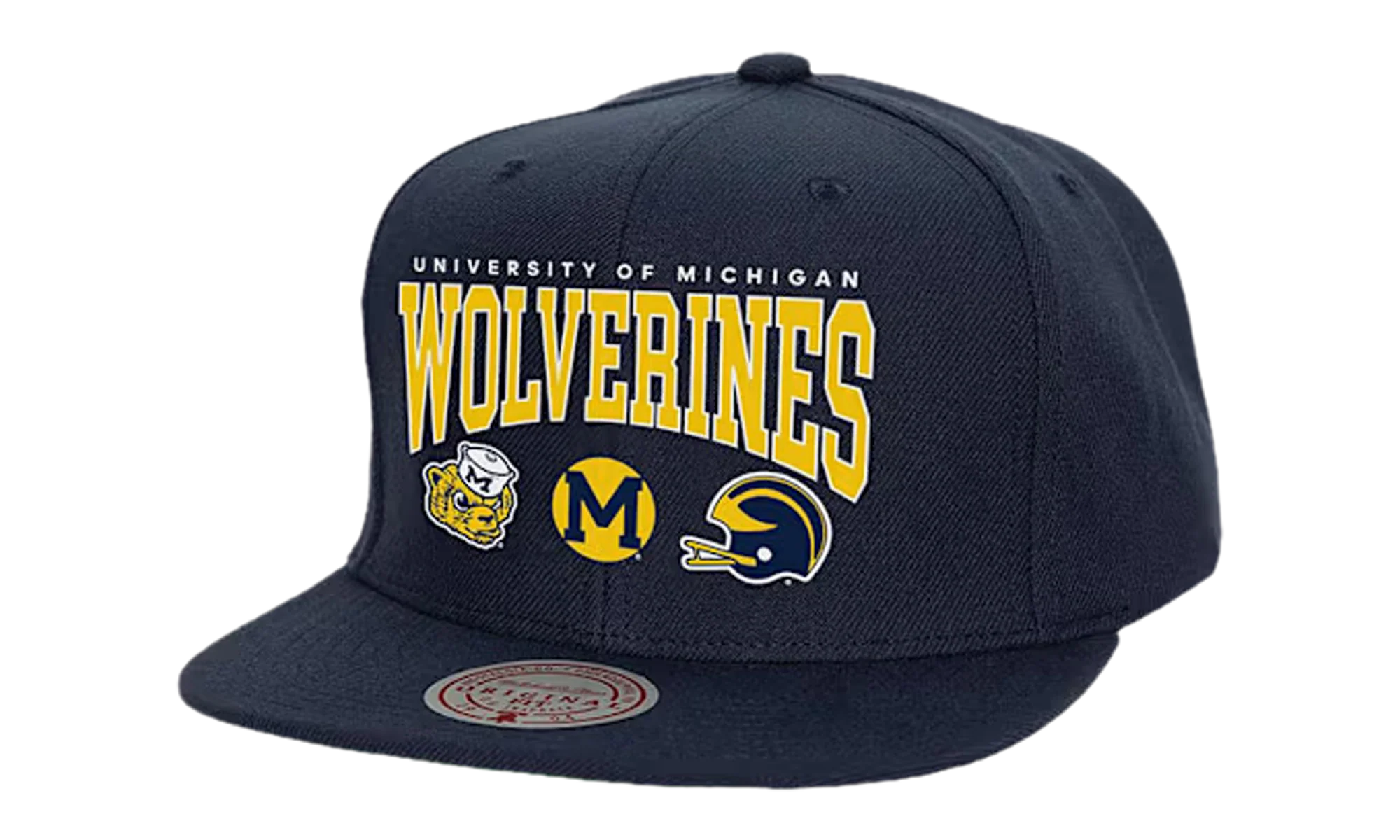 NCAA Champ Stack Snapback Cap "Michigan Wolverines - Navy" 6HSS1321 UMIYYPPPNAVY