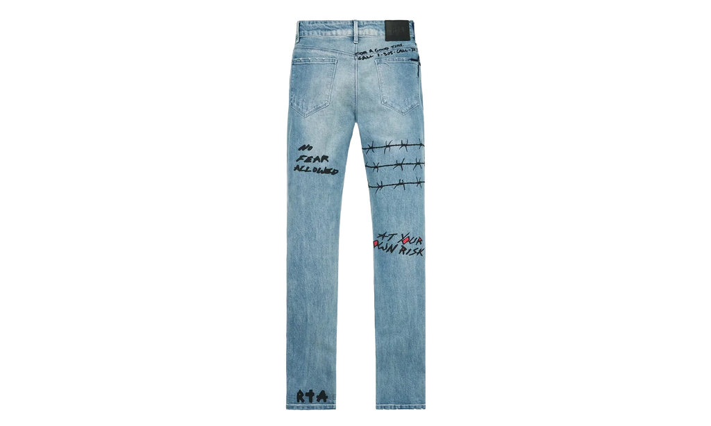 Bryant Skinny Jeans "Blue RLD Artistic" MRLDD899 B1205BLRLA