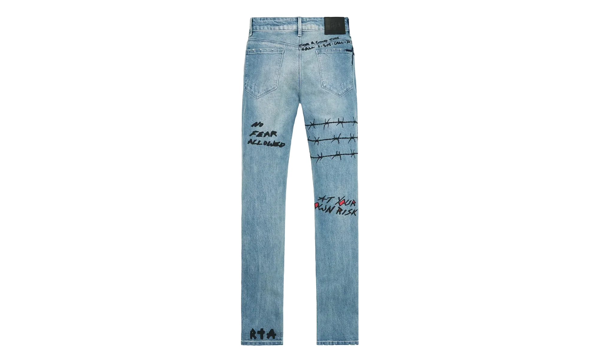 Bryant Skinny Jeans "Blue RLD Artistic" MRLDD899 B1205BLRLA