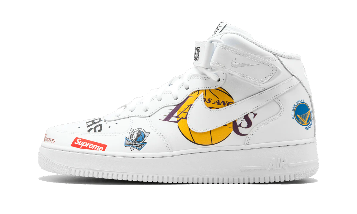 Air Force 1 MID 07 / Supreme "NBA" AQ8017 100