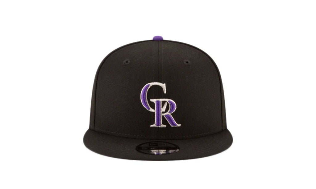 9Fifty MLB Colorado Rockies Basic Snapback Hat "Black" 11591059
