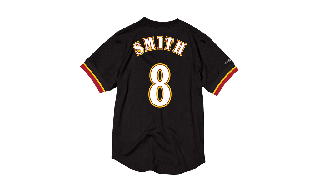 NBA Steve Smith Name & Number Mesh Crewneck "Atlanta Hawks - Black" BA84WX AHA K CCO