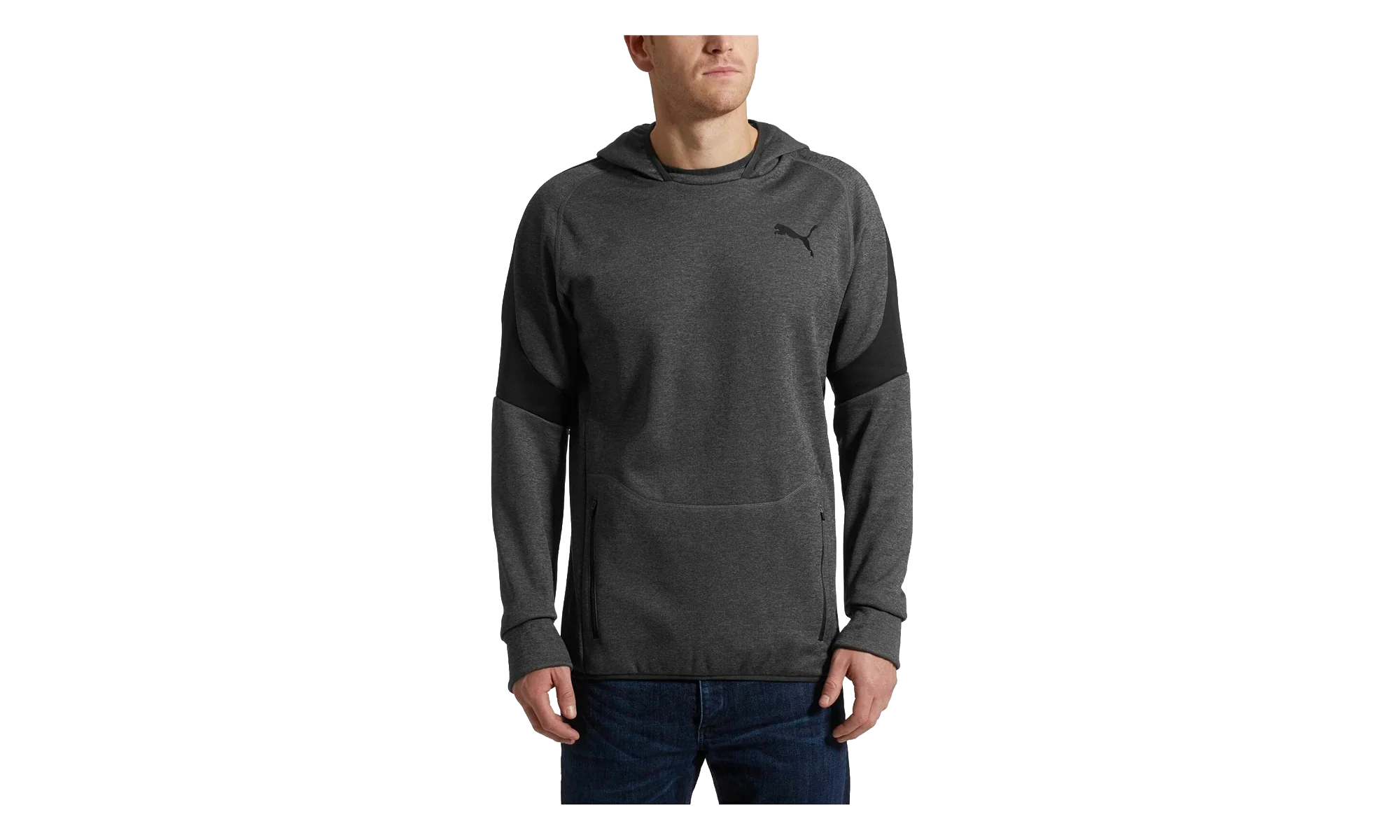 Evostripe Warm Hoodie "Dark Gray Heather" 851730 07