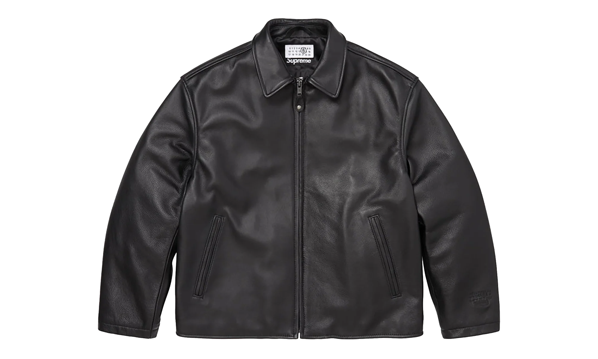 MM6 Maison Margiela Schott® Eagle Leather Jacket "SS26 - Black" SU27202
