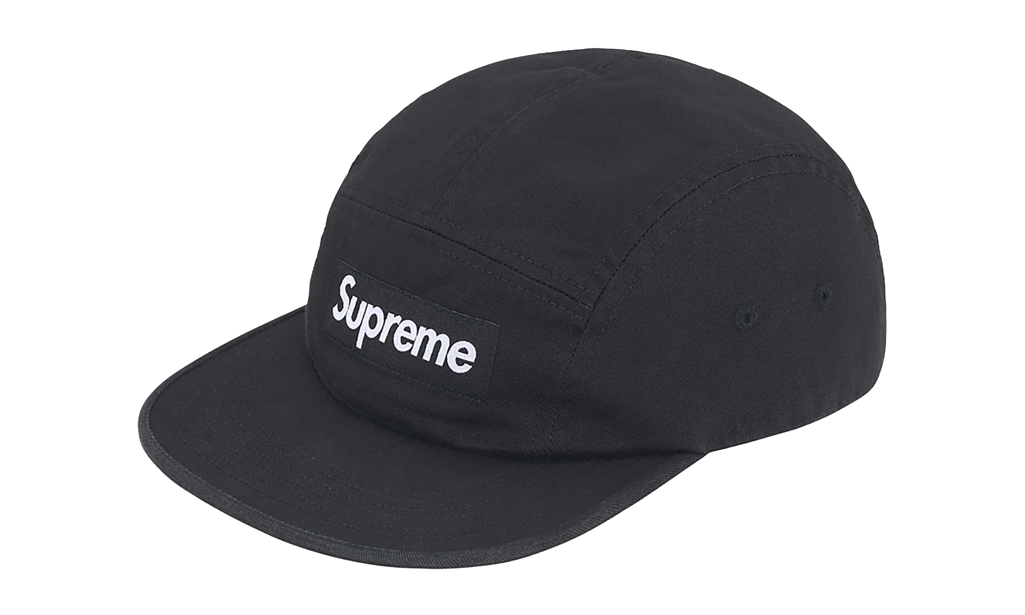 Washed Chino Twill Camp Cap "FW25 - Black" SU27141