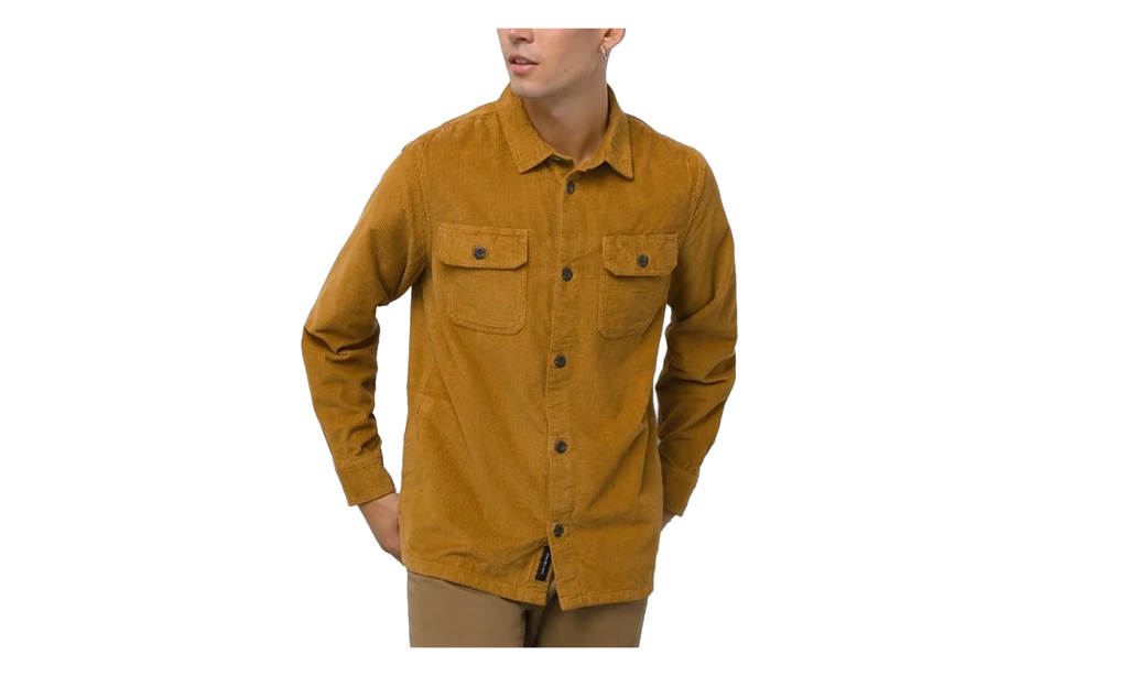 Waffle Corduroy Woven Shirt "Bone Brown" VN0006395RJ1