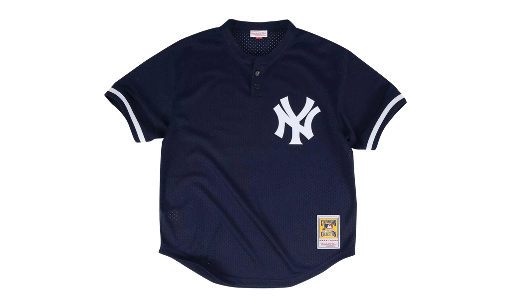MLB Mariano Rivera Authentic Batting Practice Pullover Jersey "1995 New York Yankees - Navy" ABPJ3051 NYY95MRINAVY