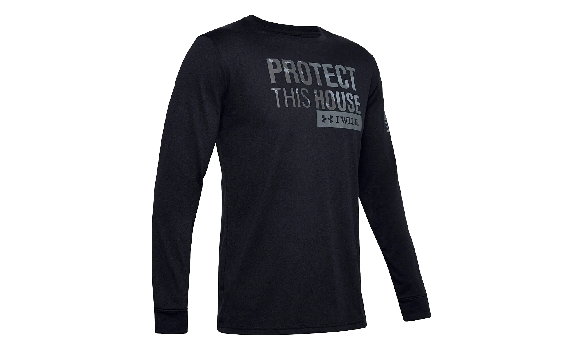Freedom Protect This House Long Sleeve Tee "Black / Graphite / Steel" 1333370 001