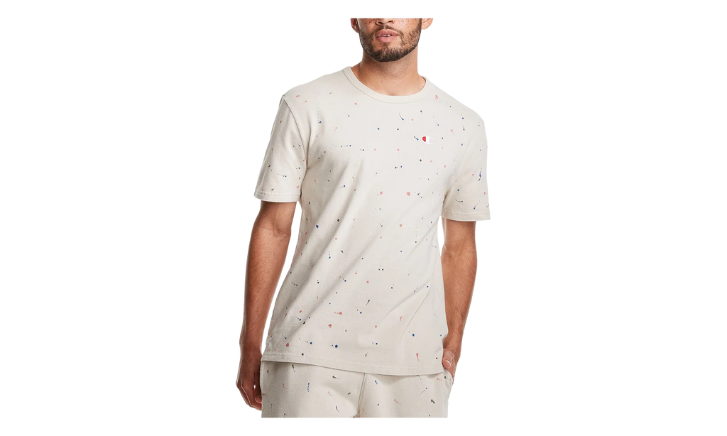 C-Life Heritage Paint Splatter T-Shirt "Pebblestone" T25969 549967 AZXC