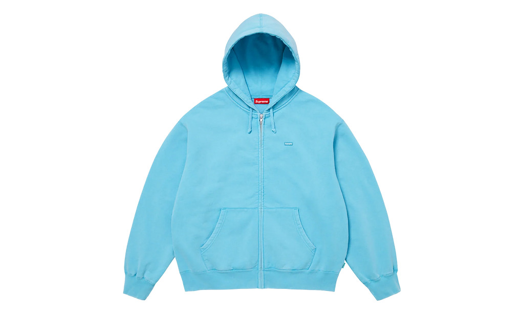 Small Box Zip Up Hooded Sweatshirt "SS26 - Light Blue" SU27350