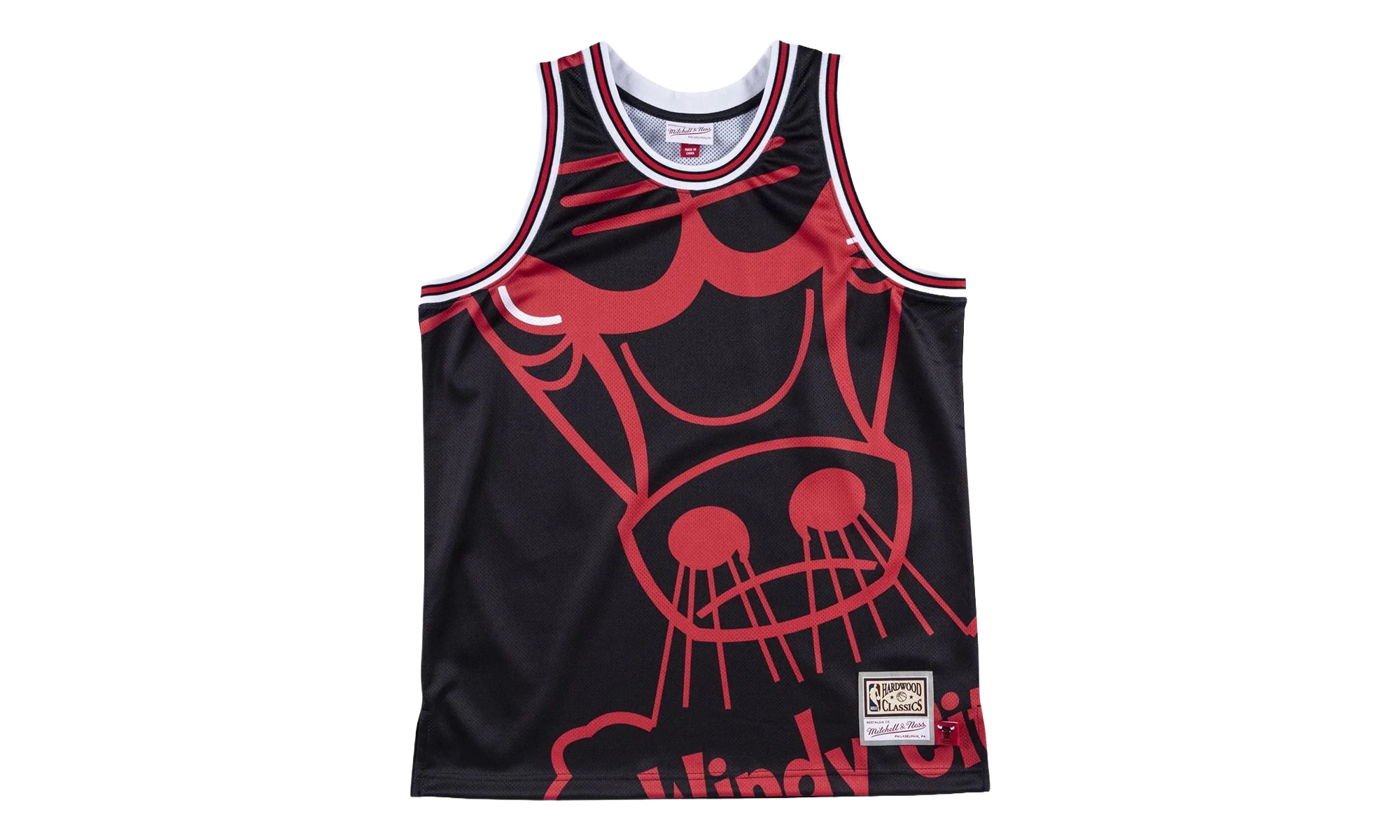 NBA Big Face Jersey "Chicago Bulls - Black" MSTKBW19068 CBUBLCK