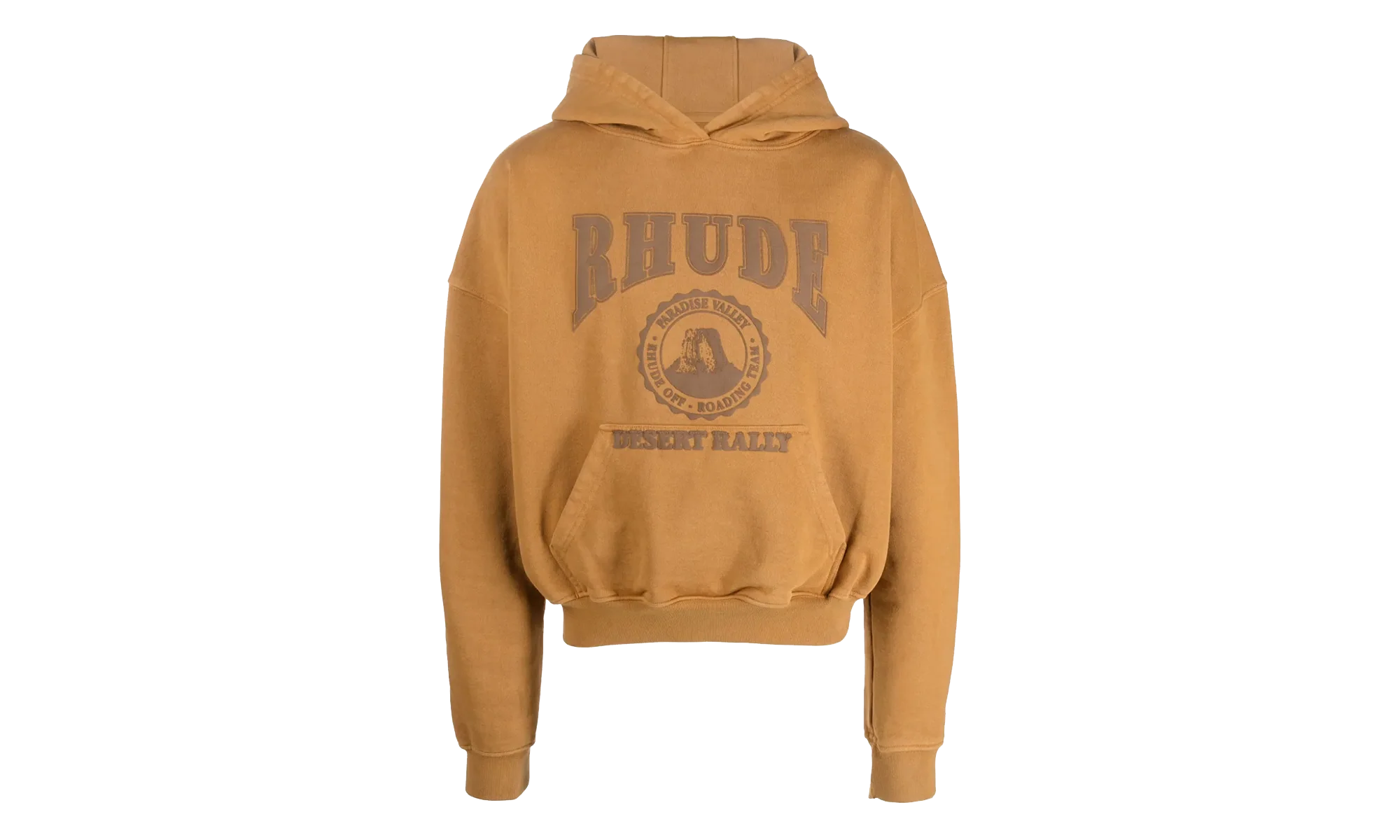 Cropped Desert Valley Hoodie "Camel" RHPF23HO03012372 CML