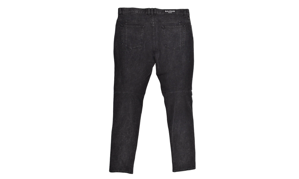 Ribbed Slim Jeans "Black" AH1MG005DB670PC