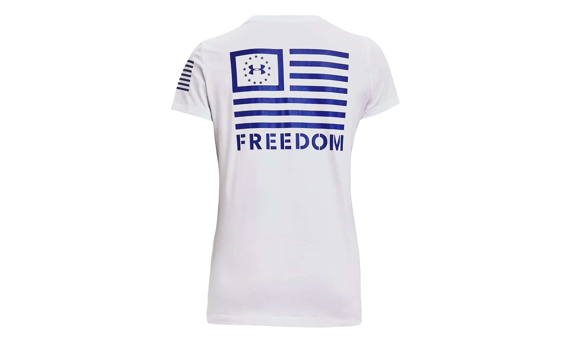 Freedom Banner T-Shirt WMNS "White / Royal Blue" 1352160 101