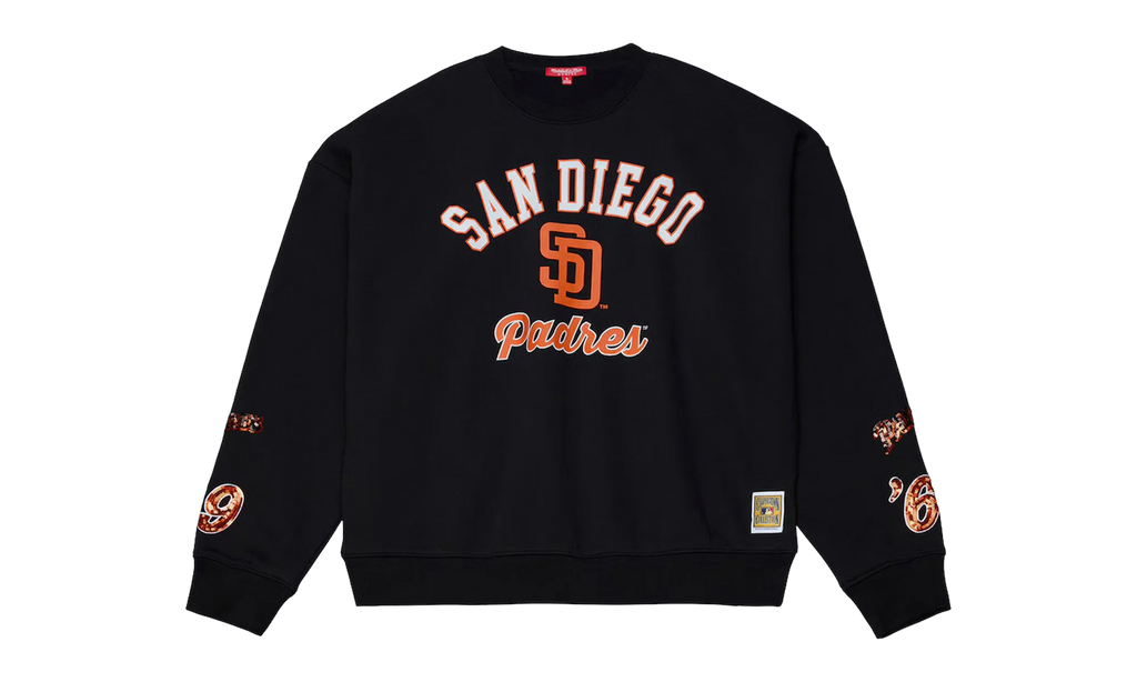 MLB Premium CR Fleece Sweatshirt WMNS "San Diego Padres - Black" SKU FC11344 SDPBLCK