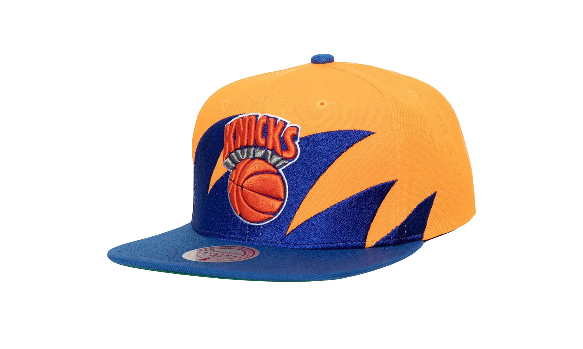 NBA New York Knicks Sharktooth HWC Snapback Hat "Orange/Royal" HHSS2978 NYKYYPPPORRY
