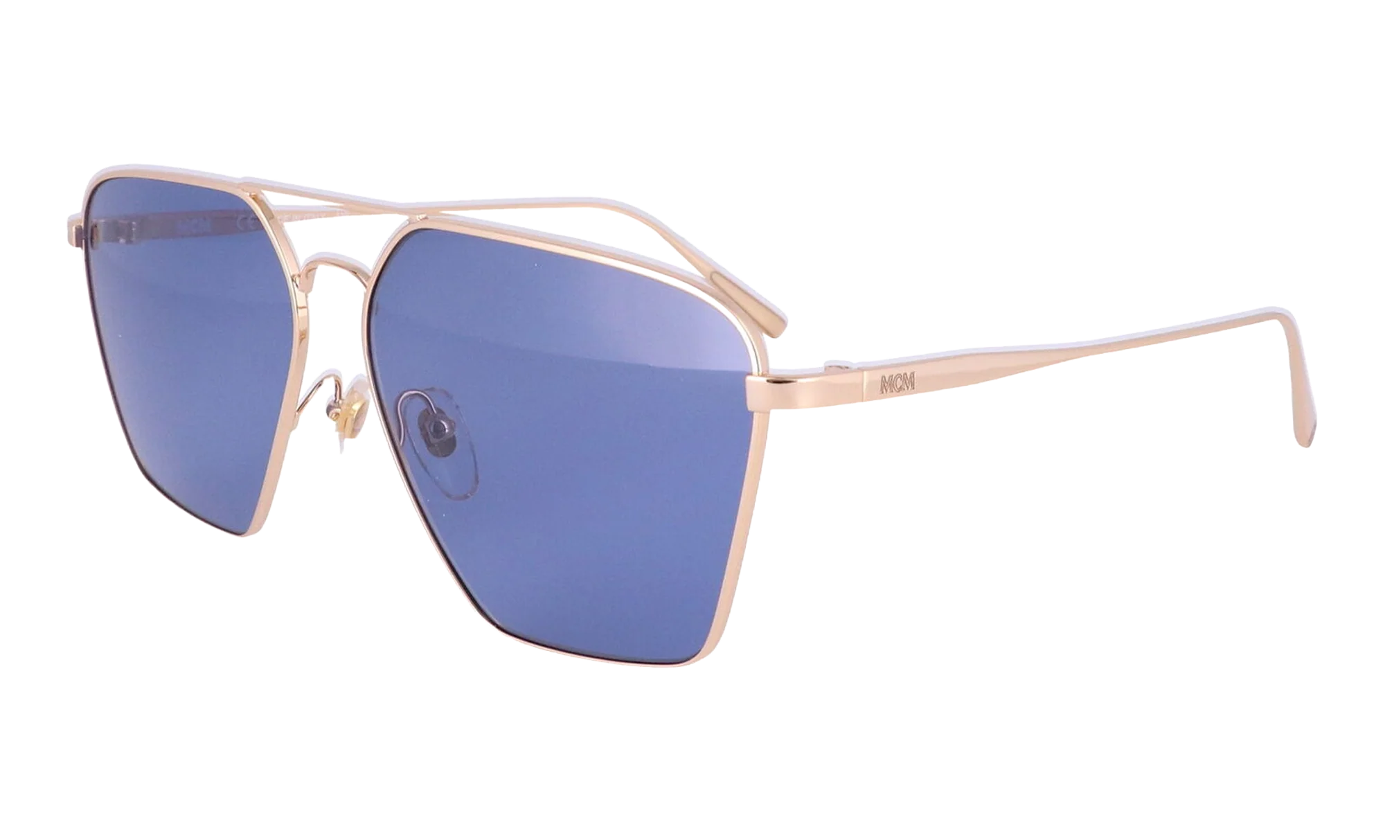 Rectangle Sunglasses "Shiny Gold" MCM130S-740