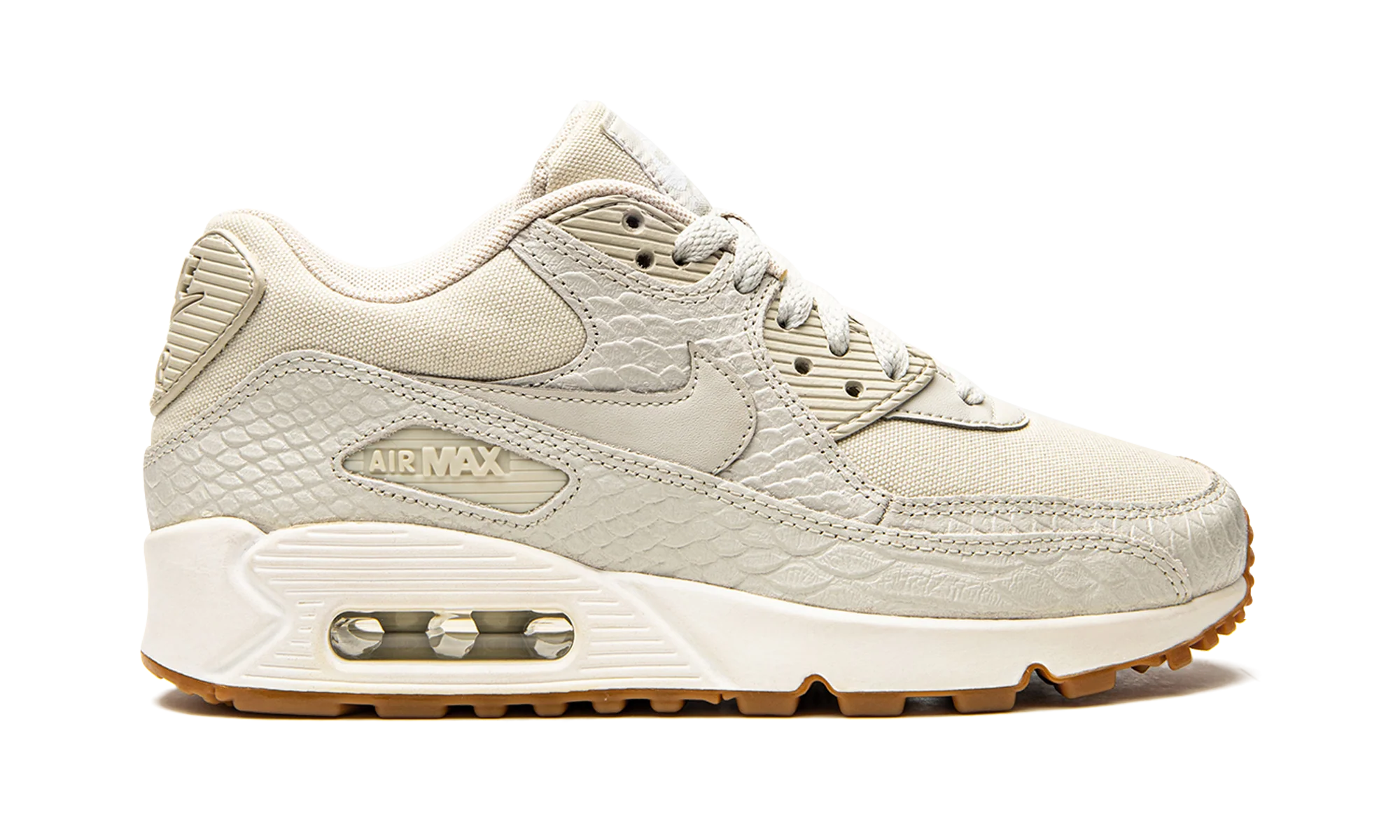 AIR MAX 90 MNS WMNS "Light Bone Snakeskin" 896497 001