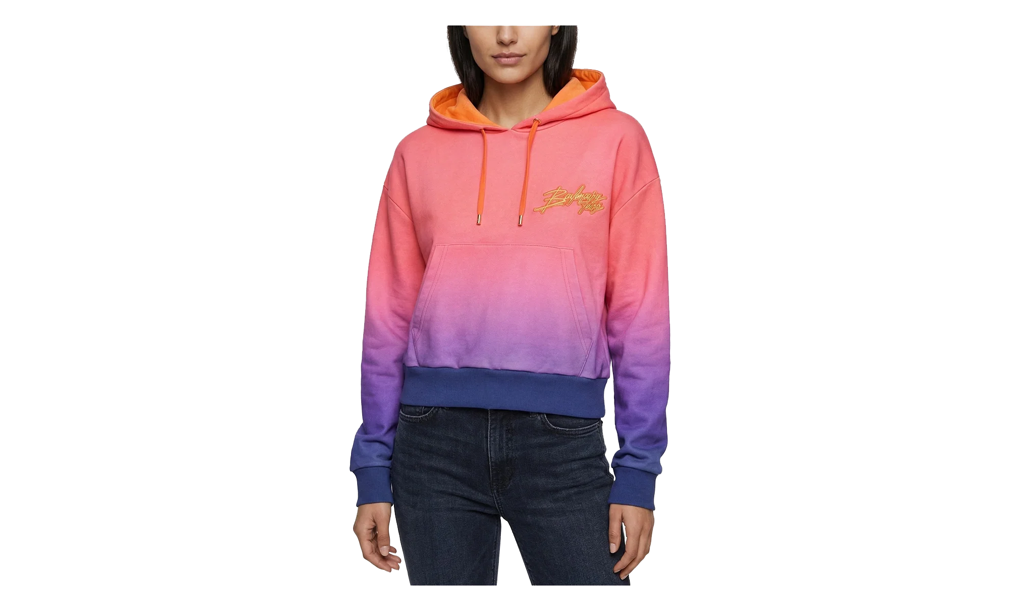 Cropped Gradient Hoodie WMNS "Multicolor" AF4JP010GC36AAA