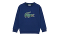 Signature Print Fleece Sweatshirt GS "Navy Blue" SJ1231 F9F