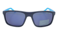 Fire Polarized Sunglasses "Obsidian / Polar Blue Flash" FD1818 451