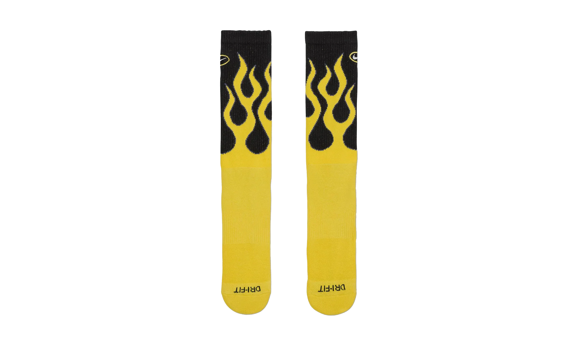 Everyday Plus Cushioned Crew Socks "Yellow Flames - (1 Pair)" IB2285 010