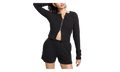 Sportswear Chill Rib Slim Full Zip Cardigan WMNS "Black / Black" FN3682 010