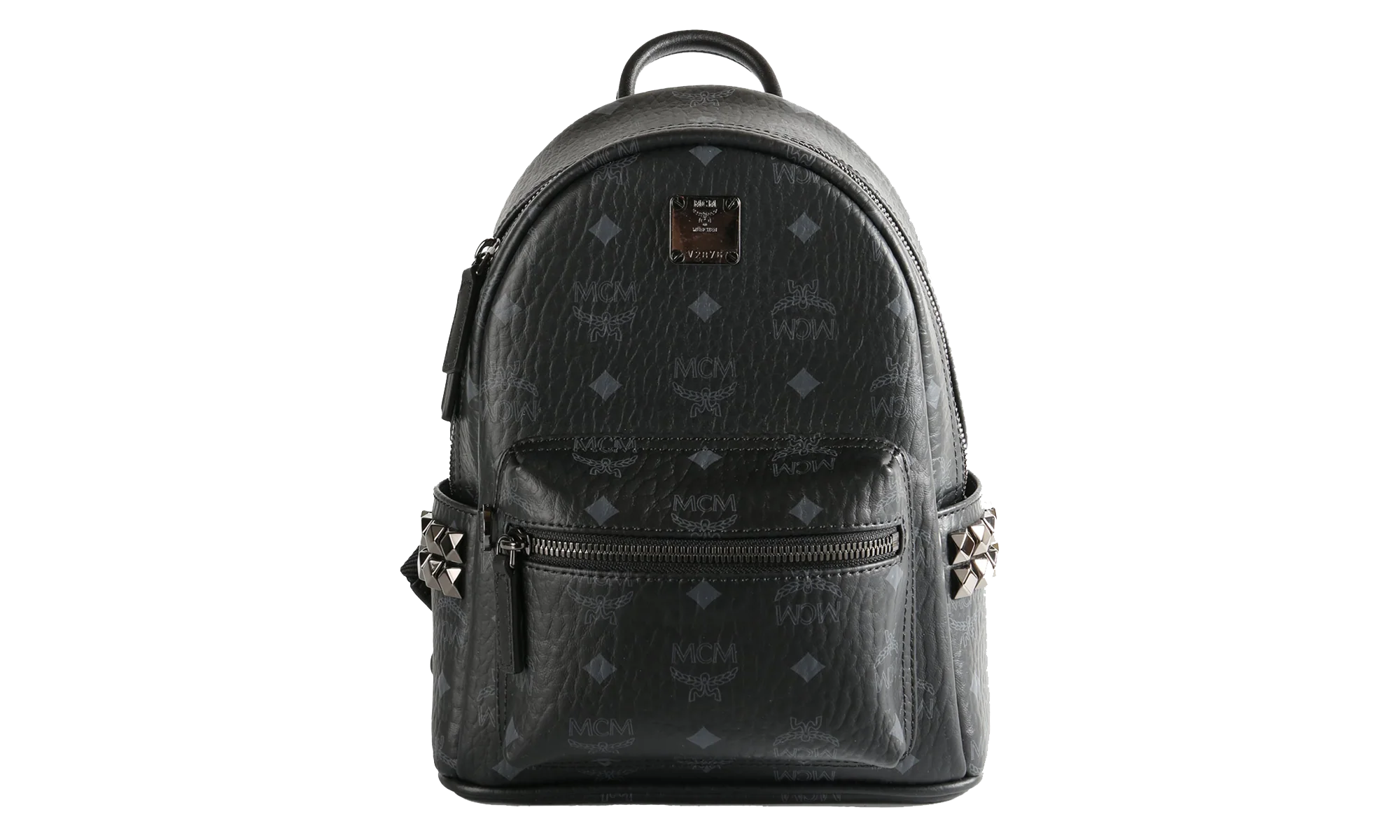 Mini Stark Side Studs Backpack in Visetos "Black" MMKEAVE16BK001