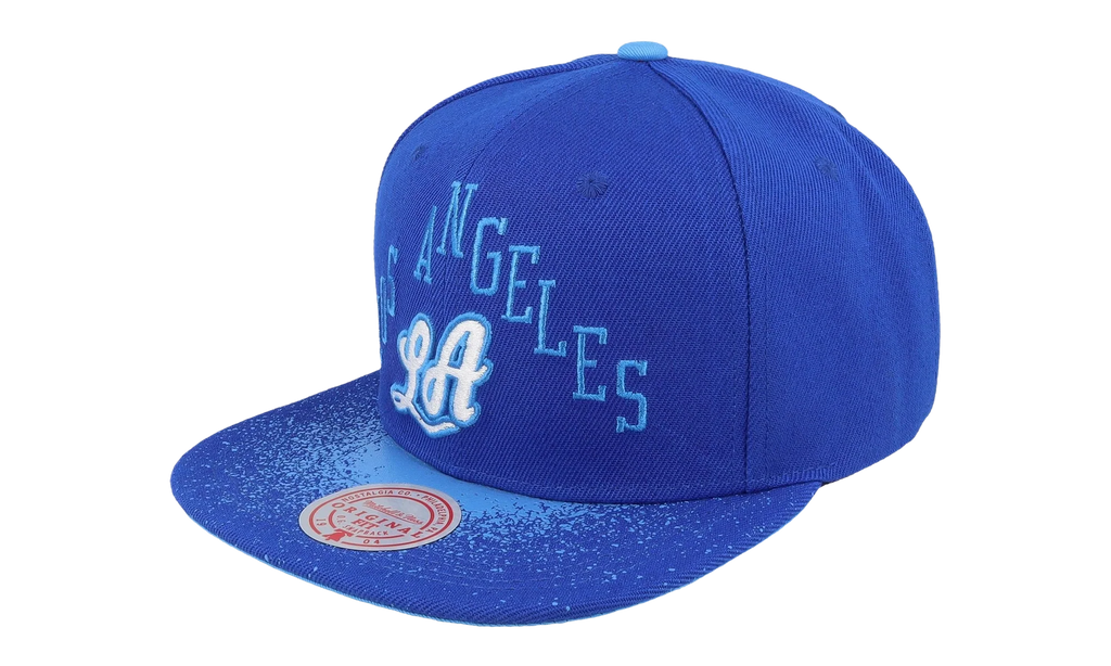 NBA Hardwood Classics Re-Take Snapback Cap "Los Angeles Lakers - Blue" 6HSSSH21339 LALBLUE