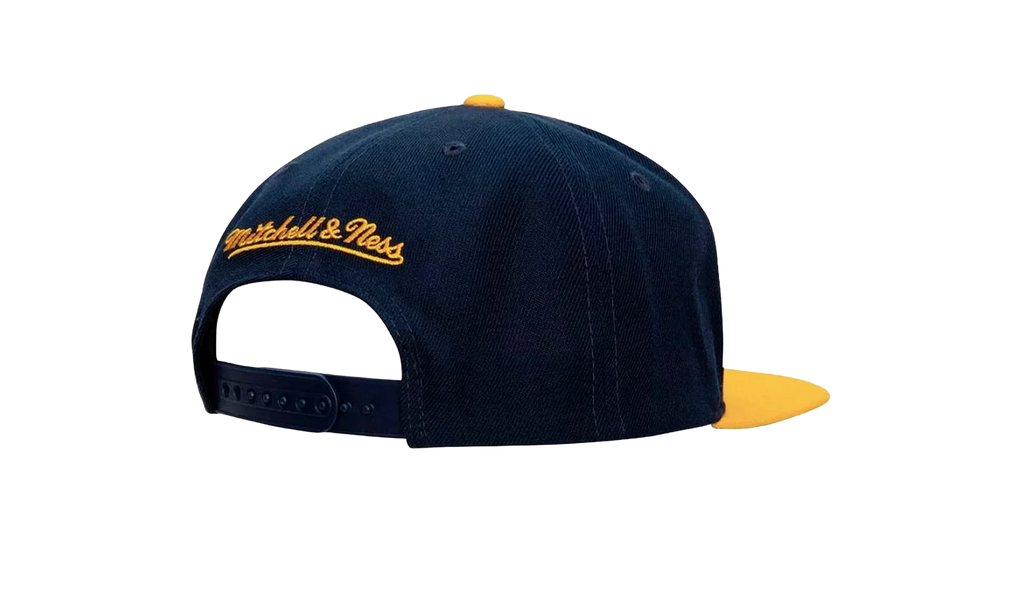 NBA Hardwood Classics Team 2 Tone 2.0 Snapback Cap "Golden State Warriors - Navy / Gold" HHSS3267 GSWYYPPPNYGD